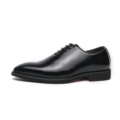 Men's Genuine Leather Dress Shoes Classic Oxford Soft Comfortable Lining Non-Slip Rubber Sole Business Office Formal Occasions
