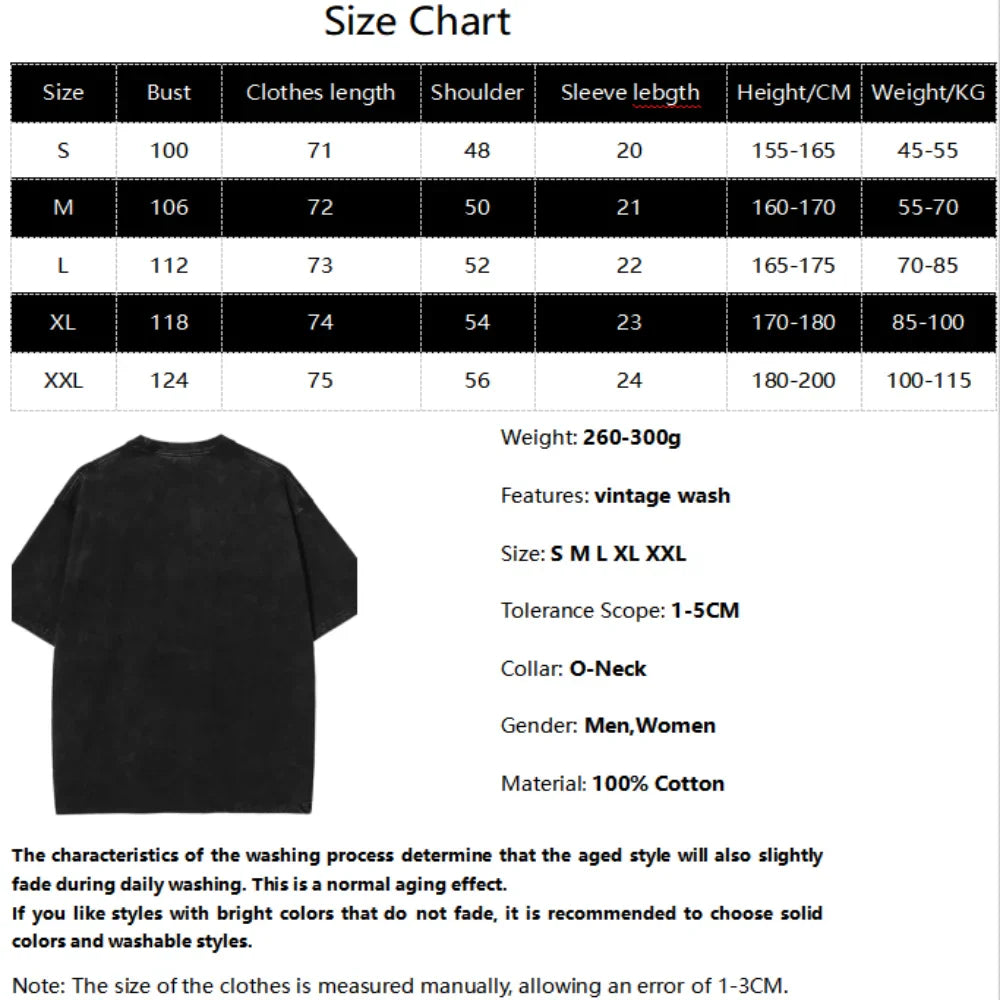 Anime Chainsaw Man Denji Pochita Graphic T Shirt Men Women Washed Cotton Tshirts Vintage Loose Clothing Harajuku Male T-shirt