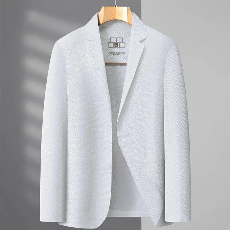 Summer new style suit jacket - Men's fashionable lightweight breathable quick-drying coat with sun protection fabric