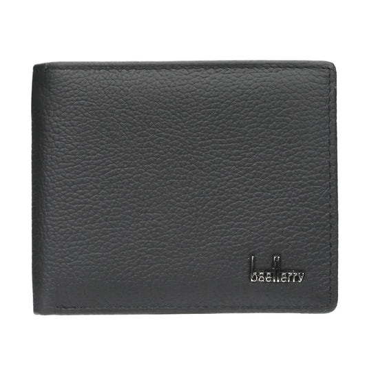 Portefeuille homme en cuir de vache véritable Porte-cartes Porte-monnaie court pour homme avec poche à monnaie Portefeuilles en cuir pour hommes