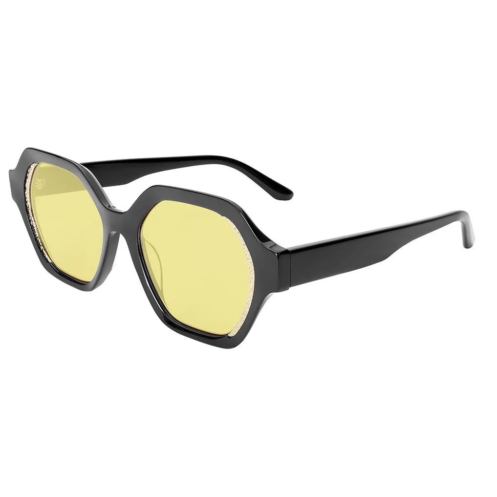 Fashion Rhinestone Cat Eye Acetate Sunglasses UV400 Protection Stylish Women's Sun Glasses
