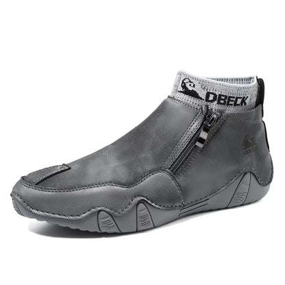 DBECK Men Sneakers Casual Shoes Male High Top Sneakers Winter Warm Designer Fashion Loafers Lace Up Shoes Men Ankle Boots