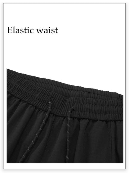 Male Hiking Pants Outdoor Waterproof Windproof Camping Cycling Trousers Autumn Spring Elastic Waist Climbing Travel Casual Pants