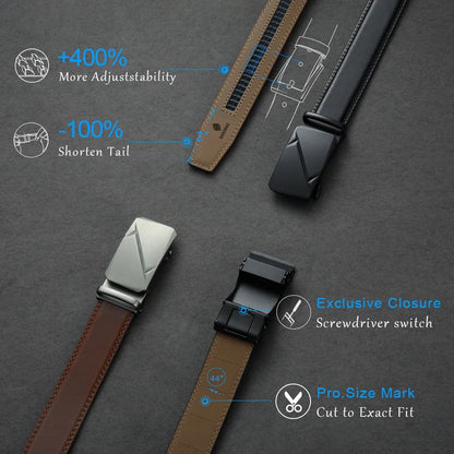 Men Belt Automatic Buckle Belt Fashion Alloy Belts Genune Leather Luxury Belts for Men Business Luxury Designer Clothes
