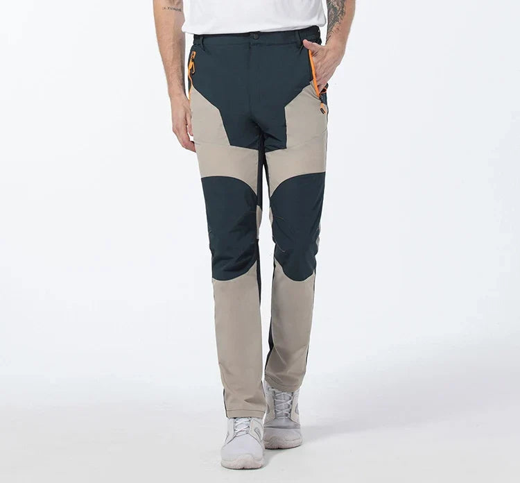 Men's Hiking Pants Summer ultra-thin, Breathable and cool Quick Dry Lightweight Cargo Work Golf Travel Pants with Zipper Pocket