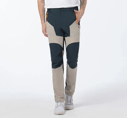 Men's Hiking Pants Summer ultra-thin, Breathable and cool Quick Dry Lightweight Cargo Work Golf Travel Pants with Zipper Pocket