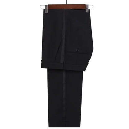 Men Slim Fit Suits 2 Pieces Wedding Prom Tuxedo Mix Match Beaded Shawl Lapel side flap pocket Groom Banquet Events Wear
