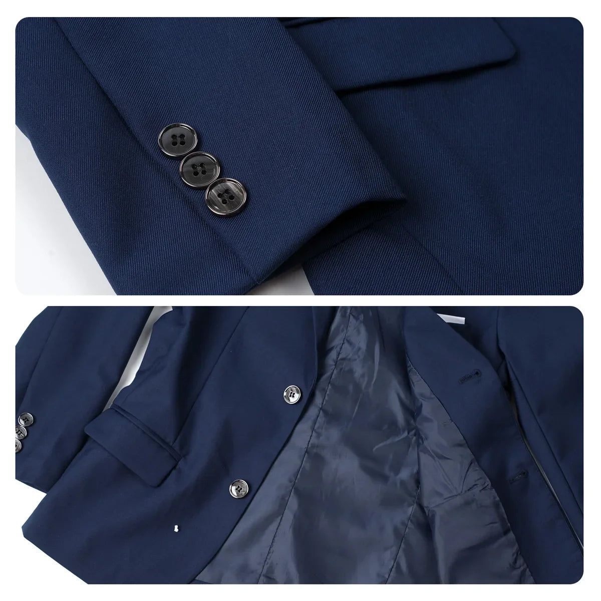 Kids Blazer Boys Easter Outfit Wedding Suit Formal Solid Jacket Teenager Gentleman Birthday Party Gift Performance Clothing Set