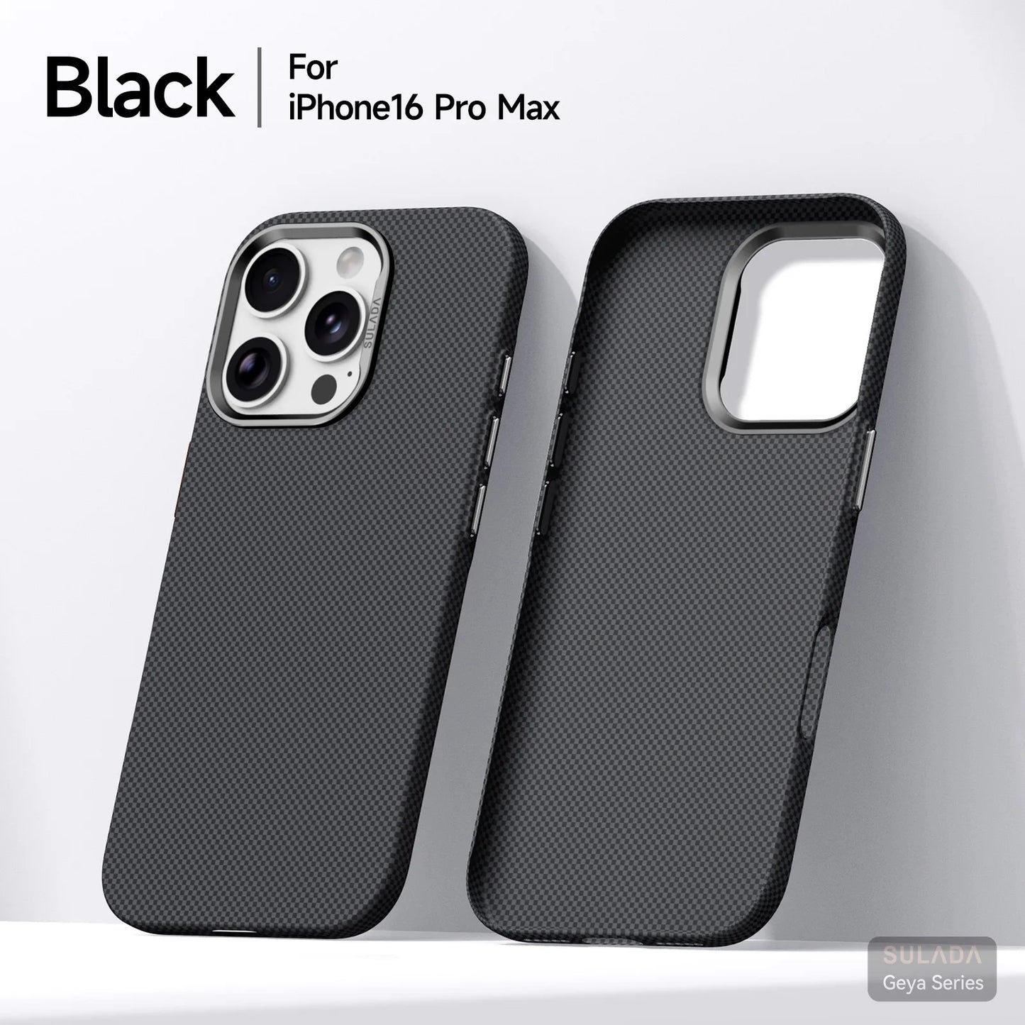 Kevlar Pattern Texture Wireless Charging Case For IPhone 18 Pro Max 17 16 360° Rotate Bracket Bare-metal Feel Drop-Proof Cover