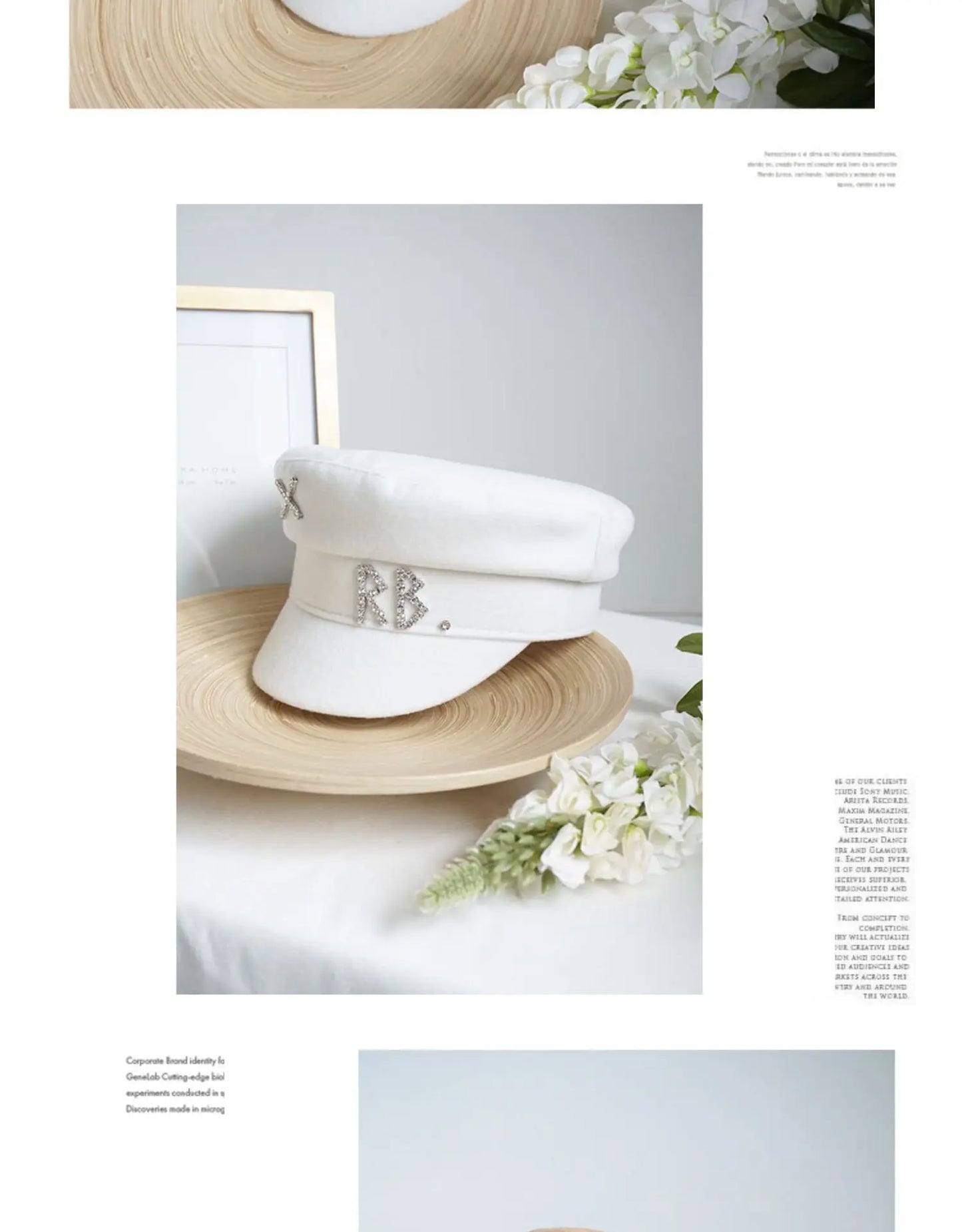 Autumn Winter Newsboy Caps Women Wool Diamond Letter Caps Baker Boy Cap S-XL