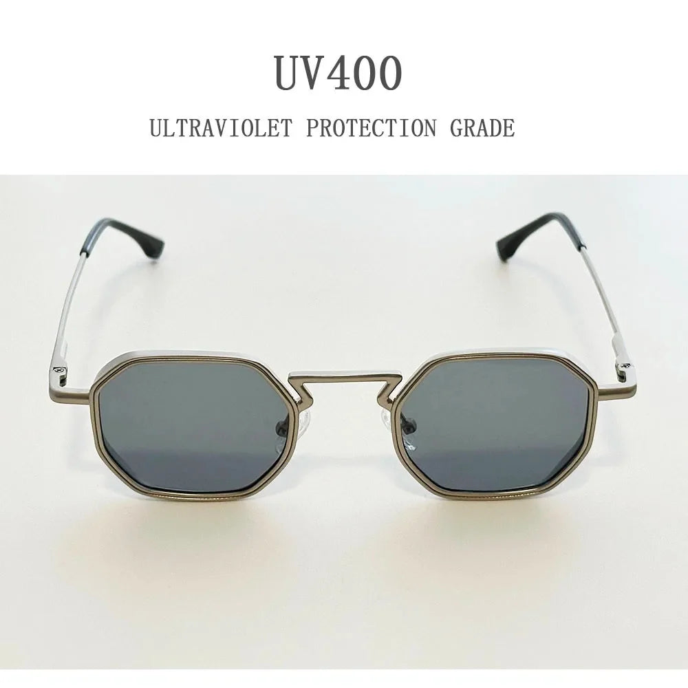 Steampunk Sunglass Men 2025 Square Sunglasses Women Trendy And Fashionable Vintage Fashion Glasses Gafas De Sol Hombre Zonnebril