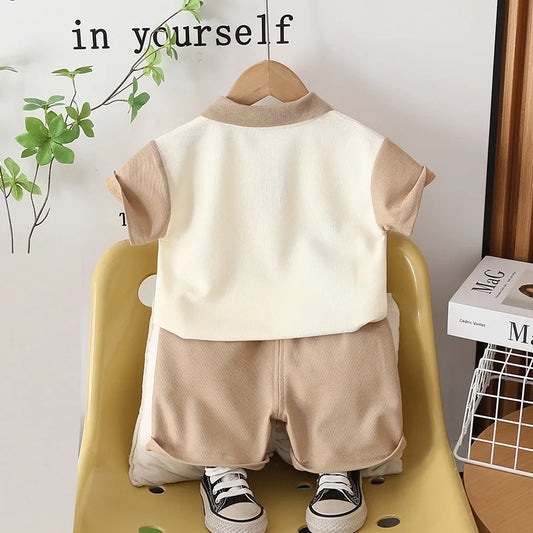 Infant Toddler Baby Boy Clothing Sets Summer Casual Cute Animal Modeling 2pcs Outfits Cotton T-shirt+Shorts Suits Kids Tracksuit