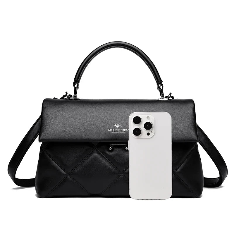 Women's Bag New Trend Korean Handbags Designer Luxury Brand Ladies Shoulder Bags Soft Leather Fashion Versatile Crossbody Bags