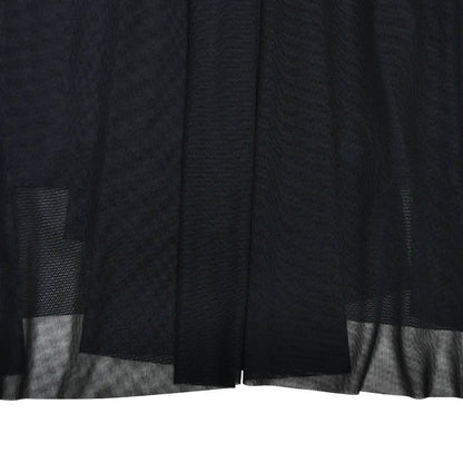 New Ruched Irregular Mesh Dress Women Patchwork High Neck Short Sleeve Hollow Out Long Dresses Female Party Maxi Dresses Outfits