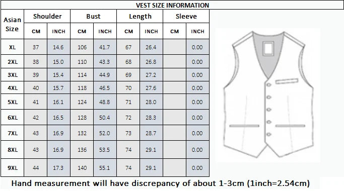 High-End Large Size Men's Three-Piece Suit Set - Business Formal Wedding Dress Coat Vest Trousers Combo for Plus Size Men