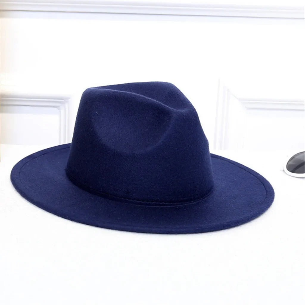 Women Fedora Hat Autumn Winter Luxury Men Top Hats Trendy Formal Wedding Decorate Black Green Panama Cap New Sombreros De Mujer