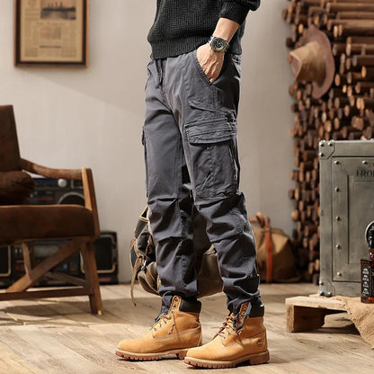 New Men Fashion Military Cargo Army Pants Slim Regualr Straight Fit Cotton Multi Color Camouflage Green Yellow Trousers BL7606