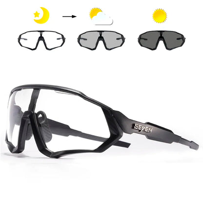Photochromic Cycling Glasses Bicycle for Outdoor Sports Sunglasses MTB Road Goggles Bike Eyewear Men Women Cycl Equipment