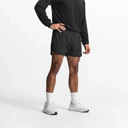 Mens Gym 2 in 1 Jogger Sport Short Pants Man Quick Dry Running Workout Basketball Shorts Male Gym Fitness Sweatpant Bottoms