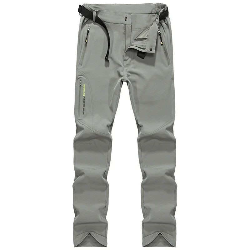 Hiking Pants Men Quick Dry Trekking Camping Climbing Running Outdoor Rain Pants Stretch Breathable Elasticity Trousers Men