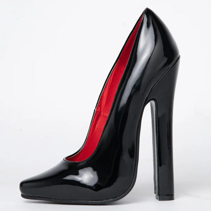 New Style Bold 6 Inch High Heel Fetish Pump Drag Queen Unsiex Shoes Size 5 To 15