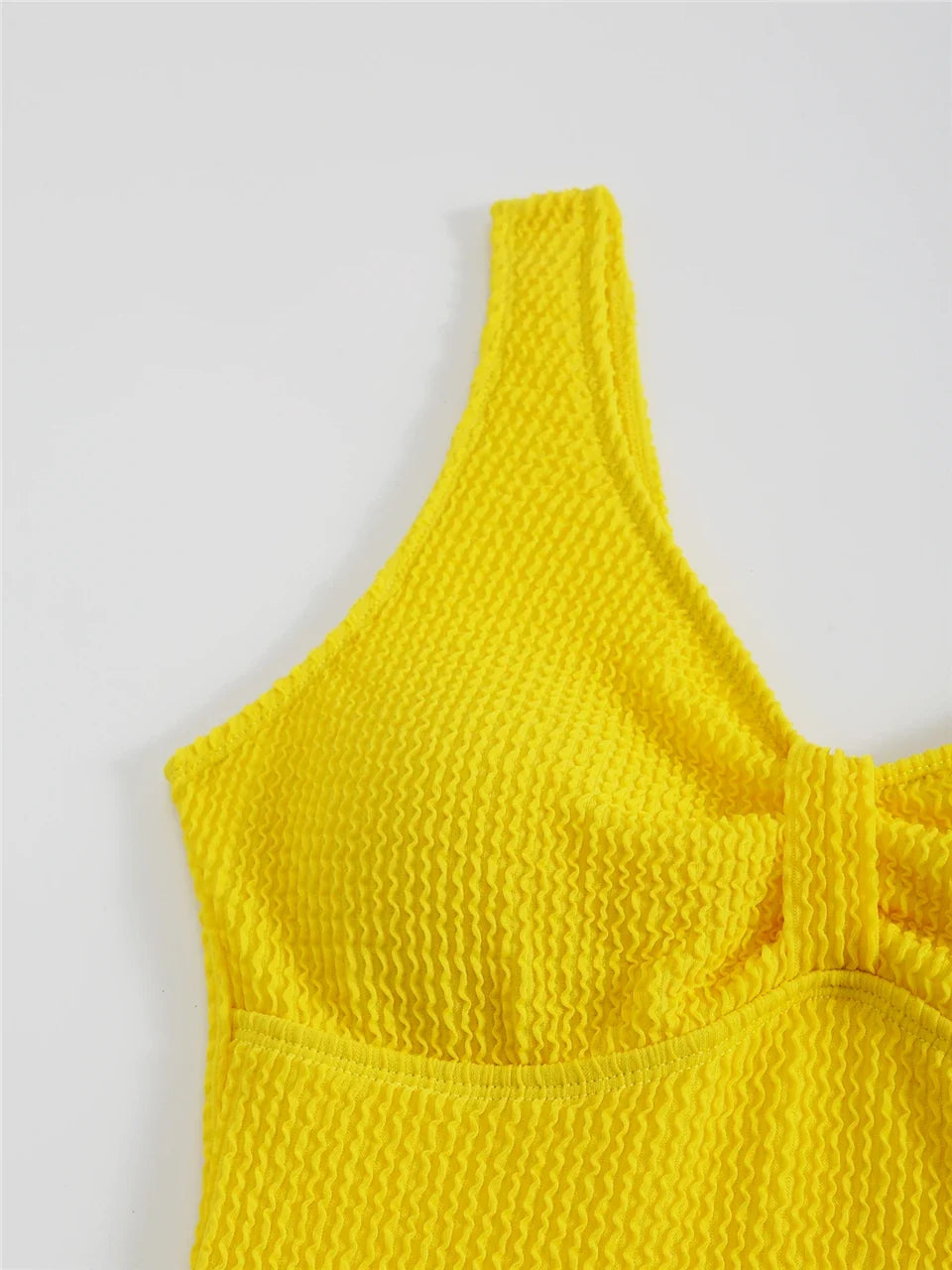 Slim V Neck Swimsuit Women 2025 New One Piece Vacation Swimwear Solid Bodysuit Female Bathers Swimming Monokini Summer Beachwear