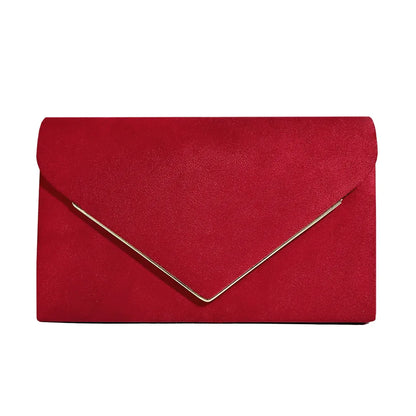 Velvet Envelope Bags Women Evening Wallets High Quality Clutches Banquet Dresses Clutch Over Shoulder Bags with Chain Handbags