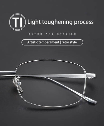 Ultra-light Women's Small Frame Geometric Design Men's Anti-blue Light Glasses Can Be Customized Prescription 8027