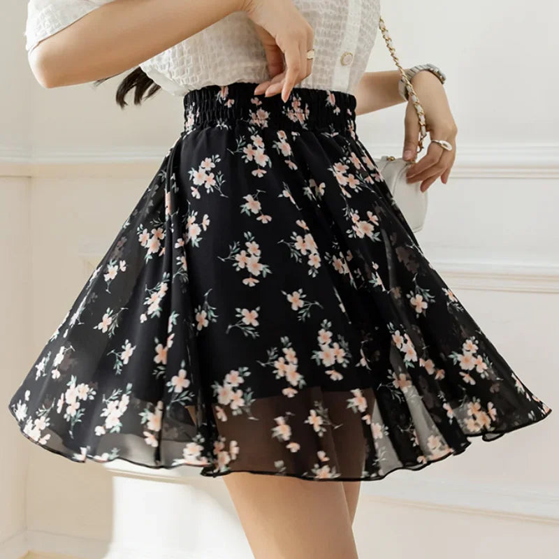 A Line Midi Female Skirts High Waist Women's Skirt Summer Luxury Elegant Stylish New In Premium Chic Cheap Offer Aesthetic Hot V