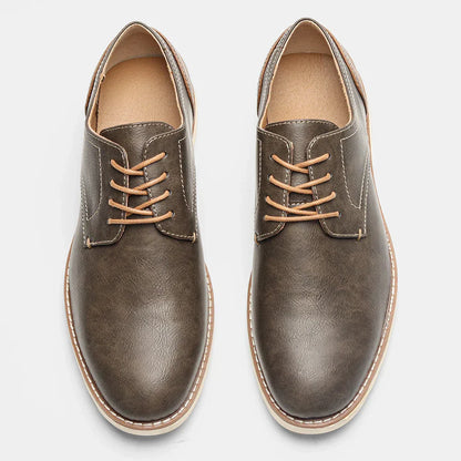 Casual shoes men fashion comfortable leather loafer men