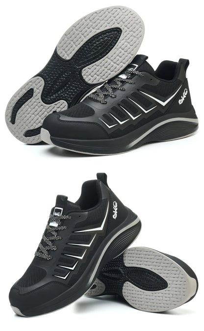 New Lightweight and Breathable Labor Protection Shoes for Men and Women Anti Smashing and Anti Piercing Steel Toe Safety Shoes