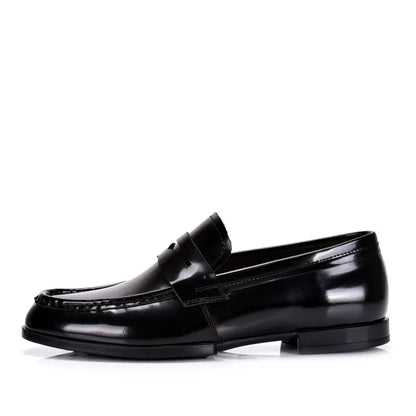 Luxury Slip On Dress Shoes Men Genuine Leather Italian Loafer Shoes For Men Black Patent Leather Formal Oxford Men Wedding Shoes