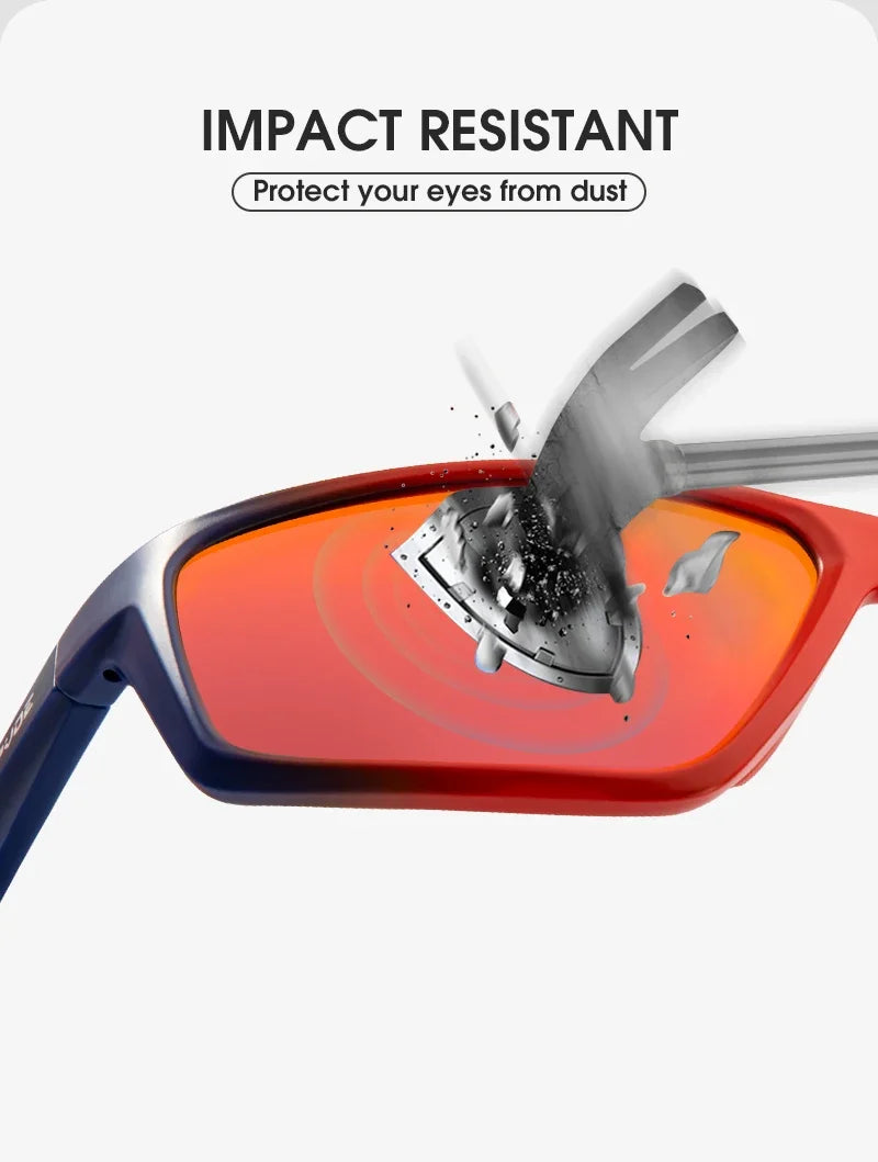 Men Fashion Polarized Sunglasses Cycling Glasses UV400 Eyewear for Men Women Driving Climbing Outdoor Sports Sunglasses