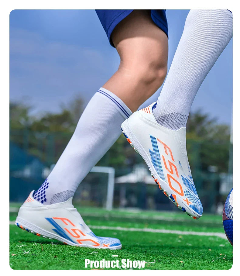 New Men's Soccer Shoes Non Slip Indoor Football Boots Sport Comfortable Grass Cleats Ultralight Fg Turf Futsal Adult Non-Slip