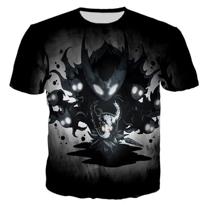 Game Hollow Knight 3D Print T-Shirts Summer Men Women Casual Fashion Oversized Short Sleeve T Shirt Male Tees Tops Man Clothing