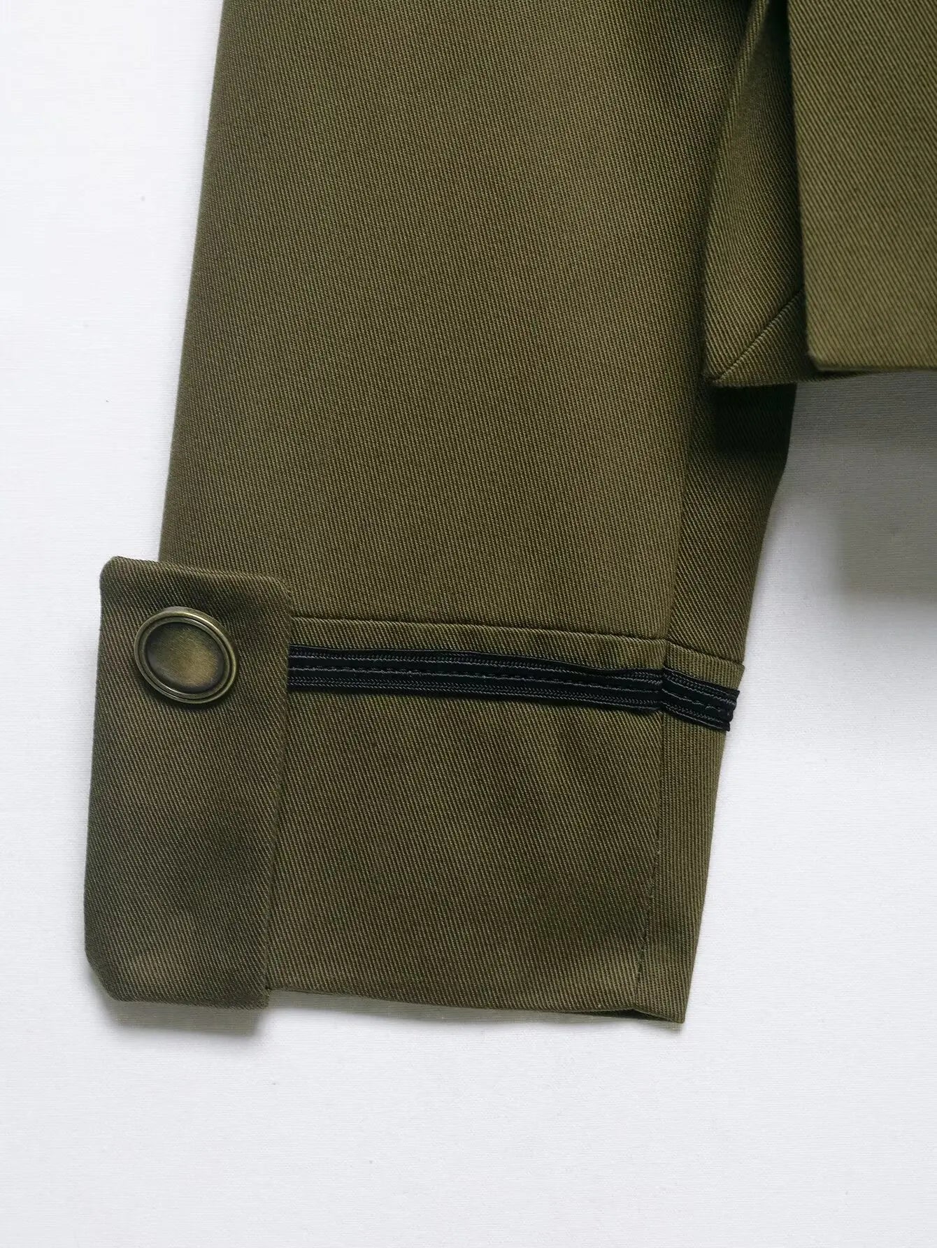 Women's Blazer Jackets Armygreen Coat 2026 zartins Outwear Patchwork Long Sleeve Tops Elegant Fashion Woman Jackets Coat Tops