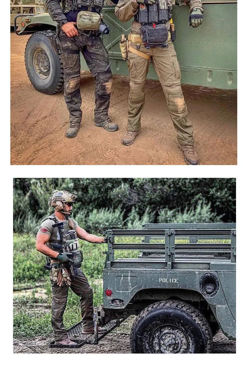Waterproof Cargo Pant Man Tactical Pants Military Training Combat Trousers Multi Pockets Wear-Resistant Men Pants Outdoor Hiking