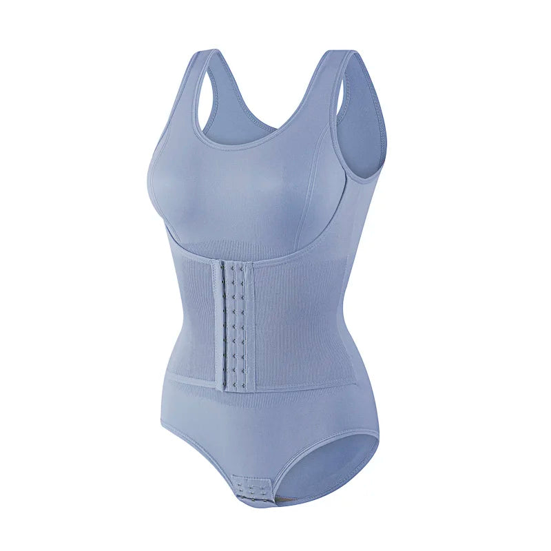 Bodysuit Shapewear Double Breasted Tummy Control Body Shaper Postpartum Slimming Woman Waist Trainer Flat Belly  Comfort Corset