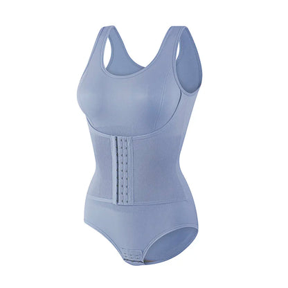 Bodysuit Shapewear Double Breasted Tummy Control Body Shaper Postpartum Slimming Woman Waist Trainer Flat Belly  Comfort Corset