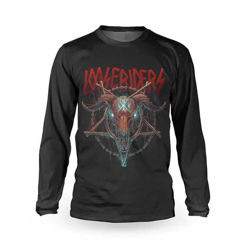 2023 loose riders mtb shirt BMX mountain bike men's quick dry jersey off-road DH motorcycle jersey enduro quick dry jersey