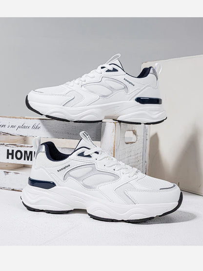 Women Walking Shoes Lightweight Mesh Breathable Sport Shoes Comfort Soft Female Leather Height Increase Casual Sneakers