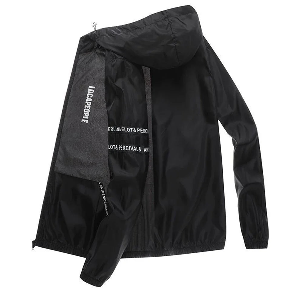 Sun Protection Male Summer Cycling Jacket Sports Casual Youth Coat Anti-UV Outdoor Sports Fitness Run Train Long Sleeve Fishing