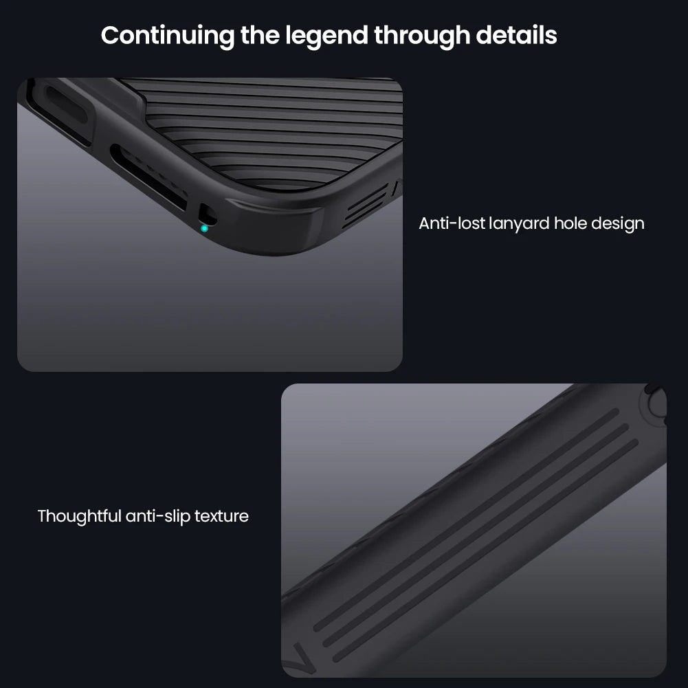 For iPhone 17 Pro Max Case NILLKIN Case For iPhone 17 Air 17 Pro Magnetic Camshield Cover Lens Protection