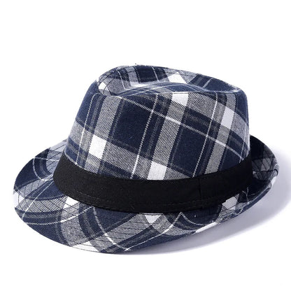 British Style Top Hat European and American New Gentleman Hat Men's Sunshade Jazz Hat Dad Fedoras Bucket Hat Gift