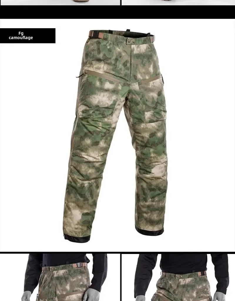 Tactical Men's Warm Cotton Pants Camouflage Winter Thickened Polar Cold Clothing Mountaineering Military Outdoor Sprint Pants