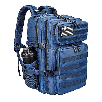 45L/35L/25L Tactical Backpack for Men and Women Waterproof Athlete Gym Outdoor Bag Travel Hiking Rucksack with Bottle Holder