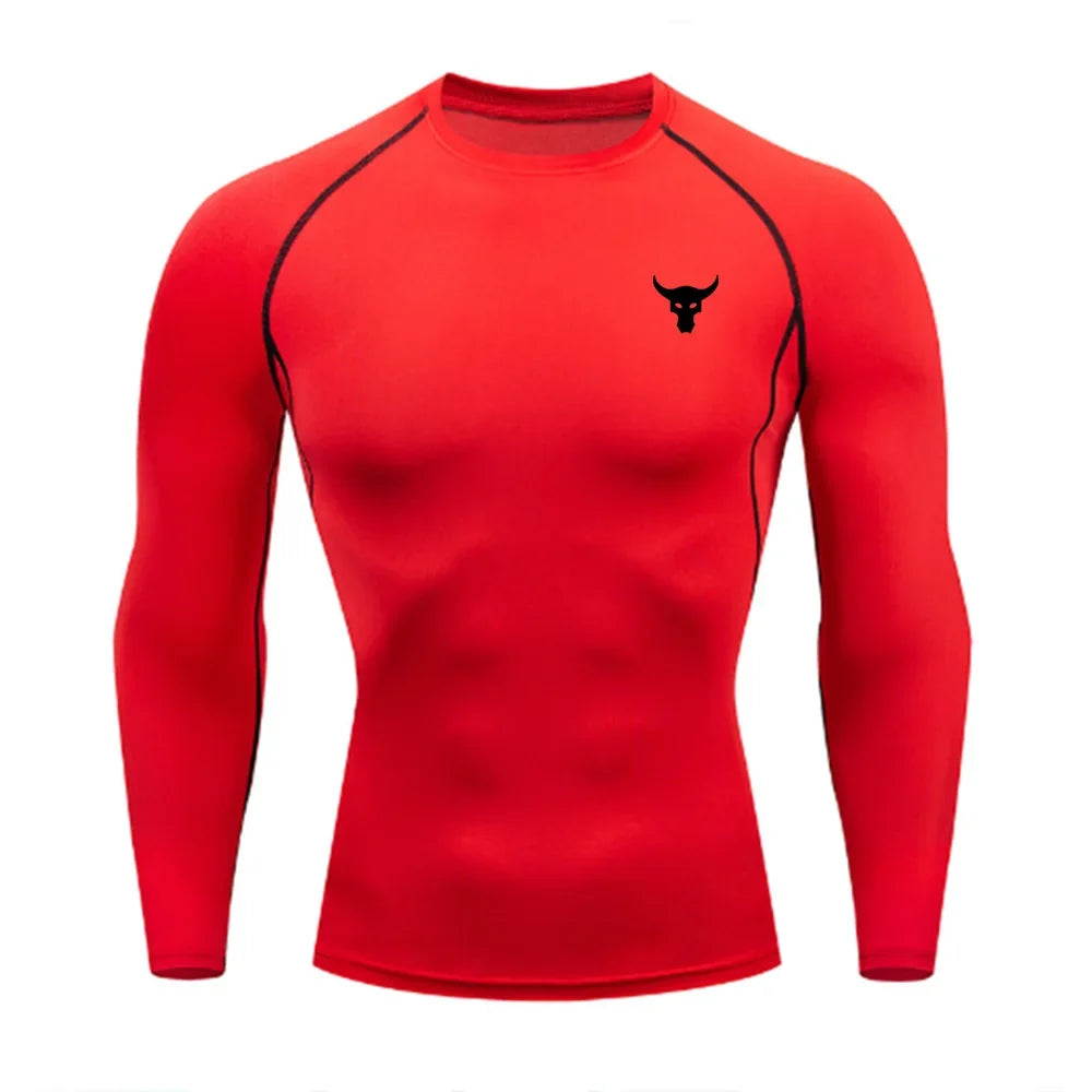 Men and women quick drying sportswear T-shirts long sleeved tight fitting clothes comfortable and breathable running clothes