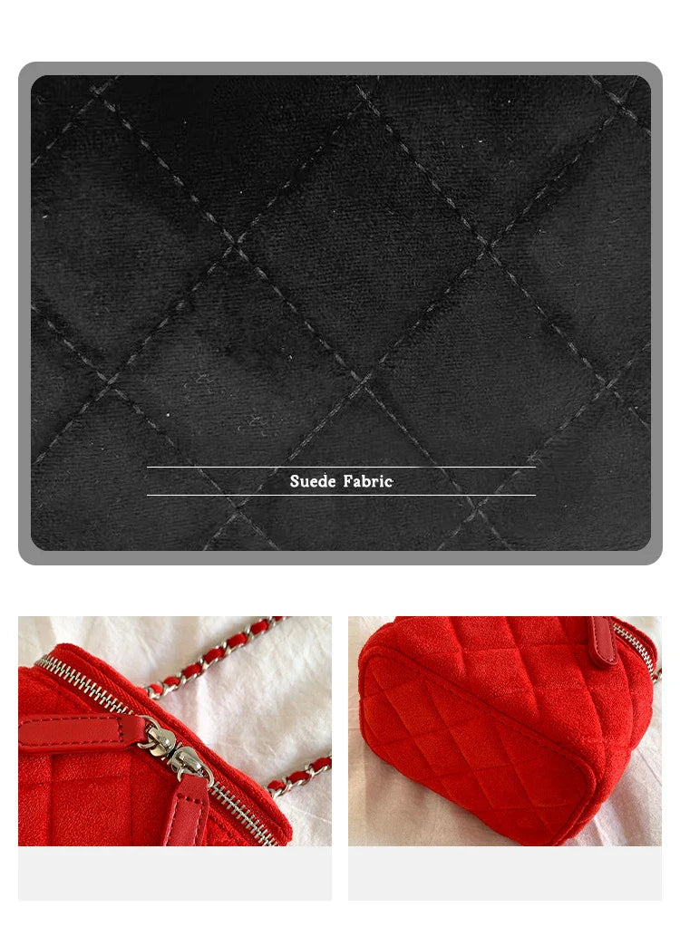 Mini Denim Crossbody Bags for Women 2026 Lingge Chains Shoulder Bag Fashion Brands Box Bag Lipstick Coins Purses and Handbags