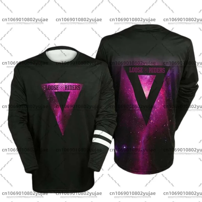 2025 newcomer motorcycle riding jerseys Loose rider shirt DH off-road motorcycle breathable sports T-shirt