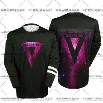 2025 newcomer motorcycle riding jerseys Loose rider shirt DH off-road motorcycle breathable sports T-shirt